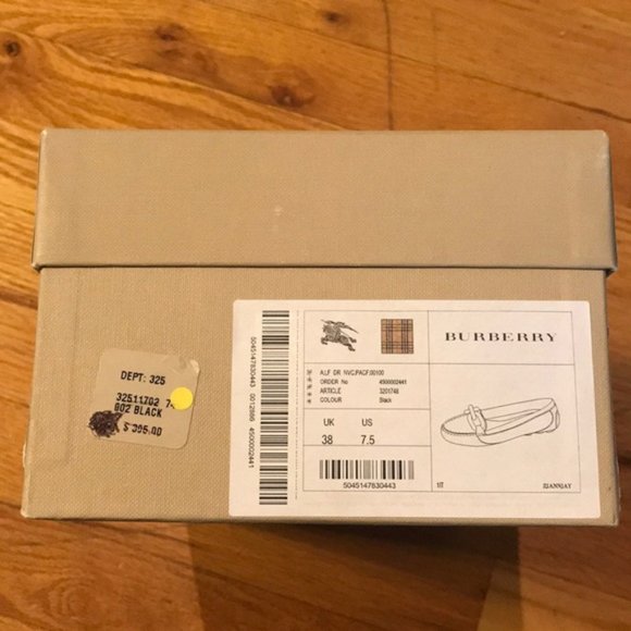 Burberry Driving Shoes 100% AUTHENTIC - Picture 8 of 8